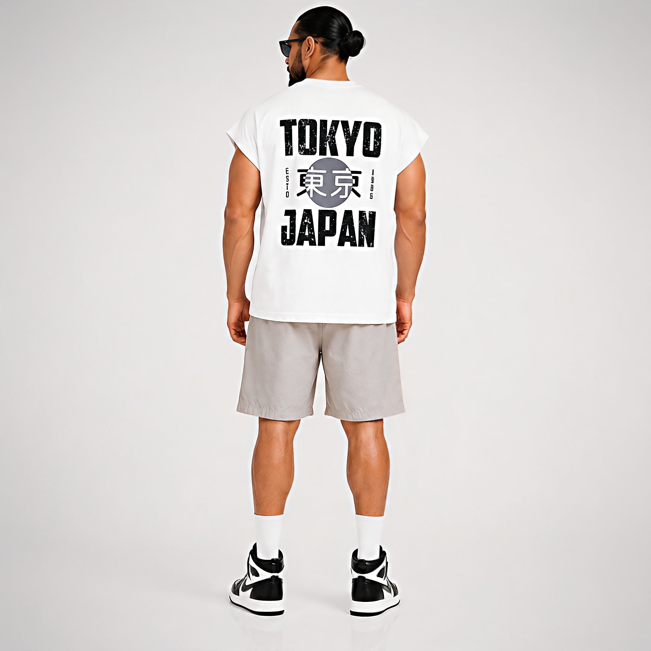 وست مردانه مچینست مدل Tokyo Japan با تنخور آزاد
