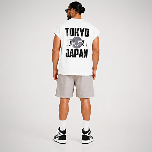 وست مردانه مچینست مدل Tokyo Japan با تنخور آزاد