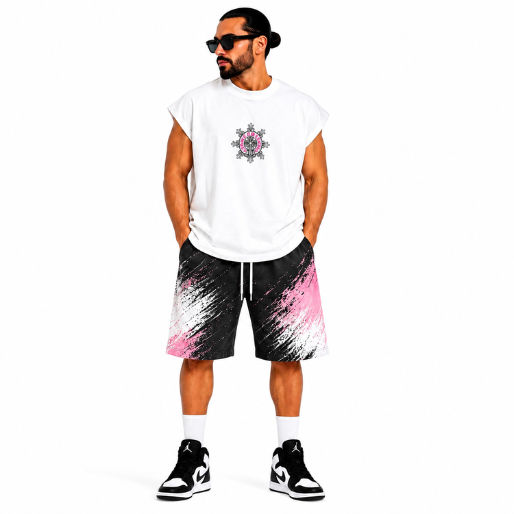 وست مردانه سفید کروم هارت (Chrome Hearts)